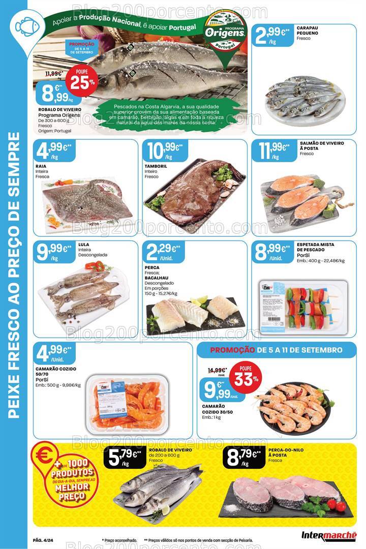 Antevisão Folheto INTERMARCHÉ Promoções de 5 a 11 setembro