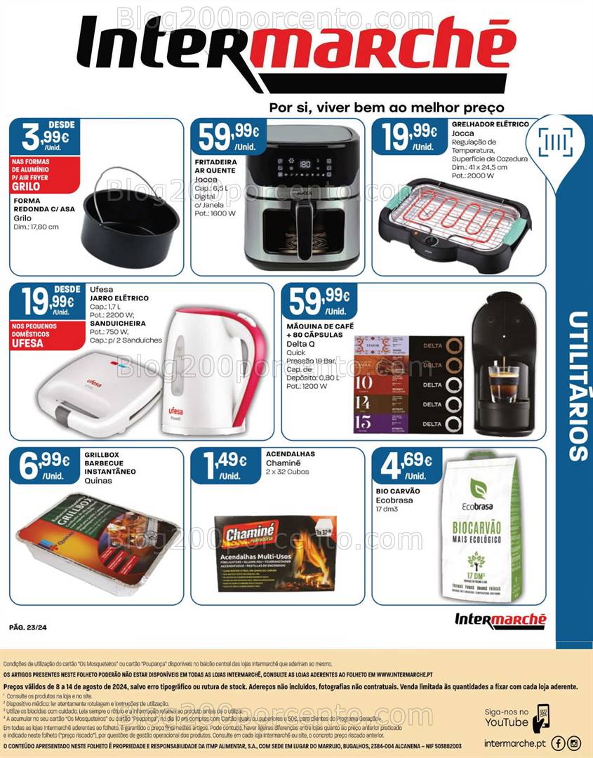 Antevisão Folheto INTERMARCHÉ Bazar Promoções de 8 a 14 agosto