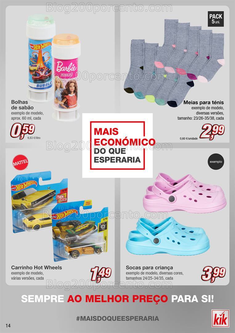 Antevisão Folheto KIK Regresso às Aulas Promoções a partir de 19 agosto