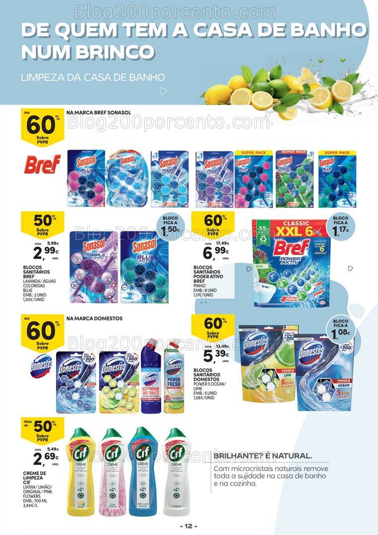 Antevisão Folheto CONTINENTE Especial Limpeza Promoções de 3 a 15 setembro