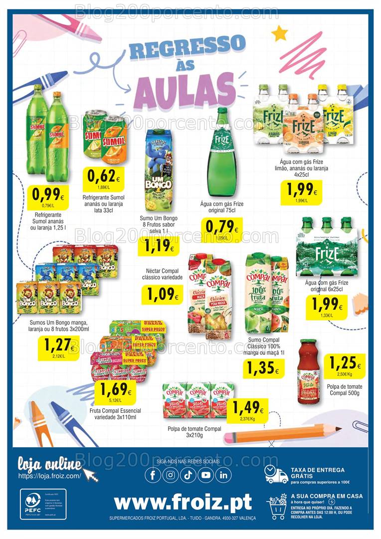 Antevisão Folheto FROIZ Promoções de 5 a 24 setembro