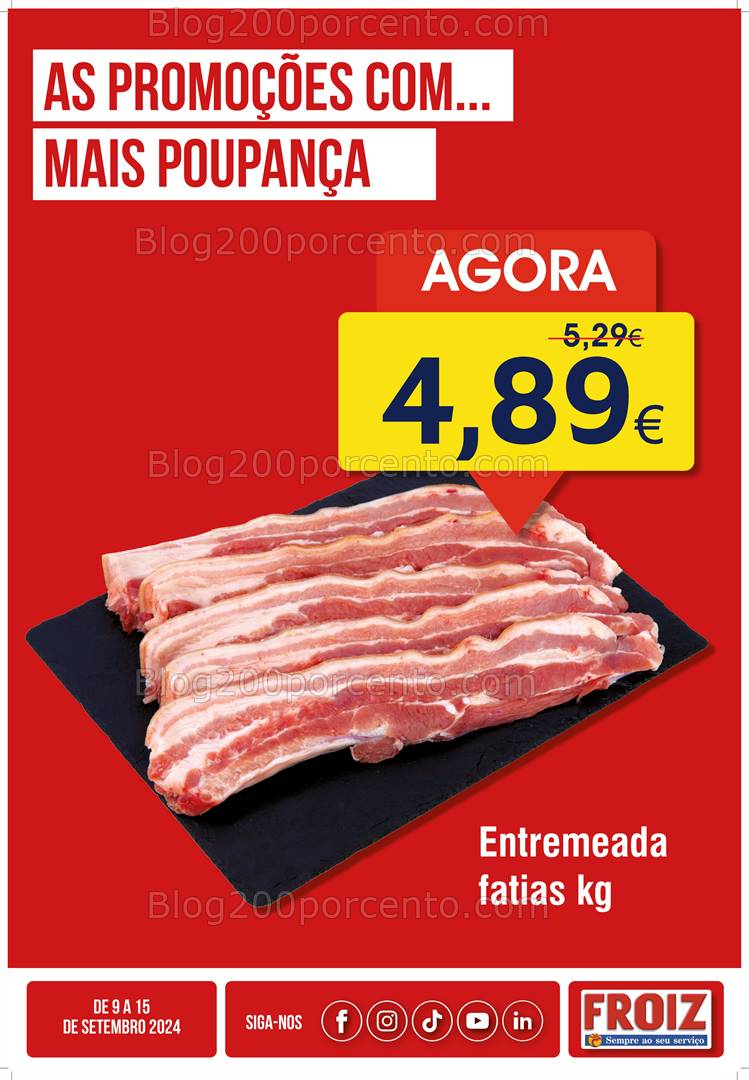 Antevisão Folheto FOIZ Promoções de 9 a 15 setembro