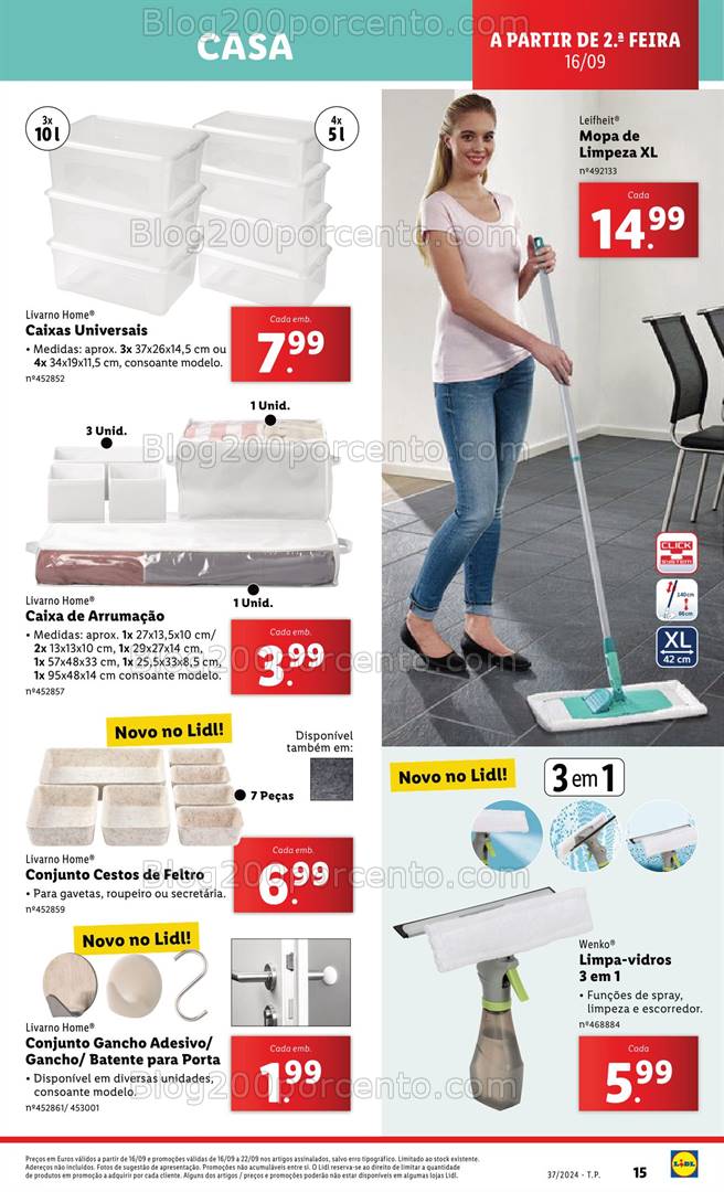 Antevisão Folheto LIDL Bazar Promoções a partir de 16 setembro