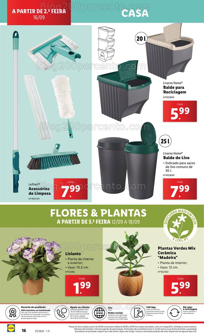 Antevisão Folheto LIDL Bazar Promoções a partir de 16 setembro