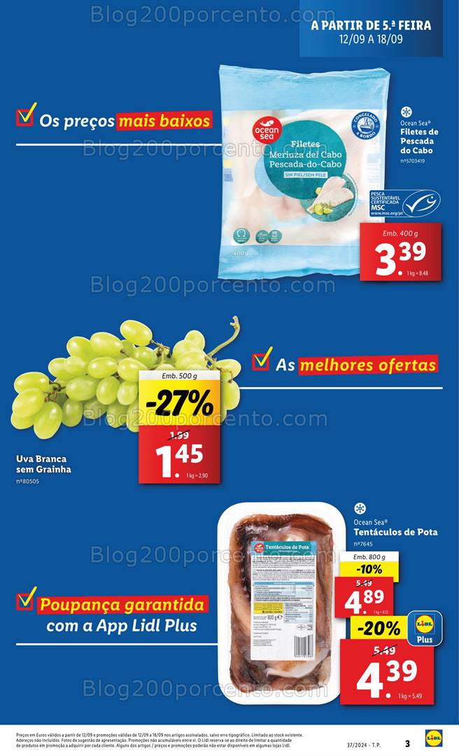 Antevisão Folheto LIDL Promoções de 12 a 18 setembro