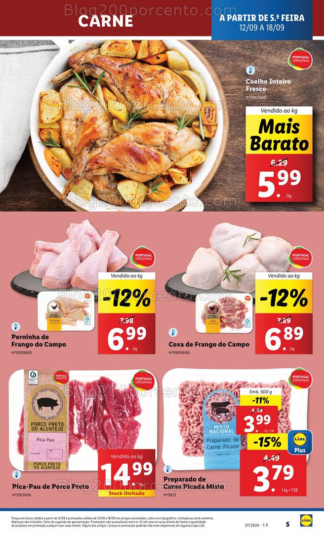 Antevisão Folheto LIDL Promoções de 12 a 18 setembro