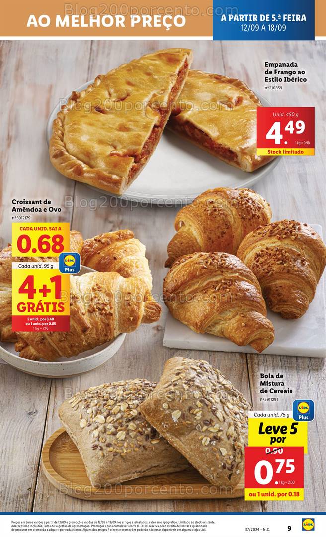 Antevisão Folheto LIDL Promoções de 12 a 18 setembro