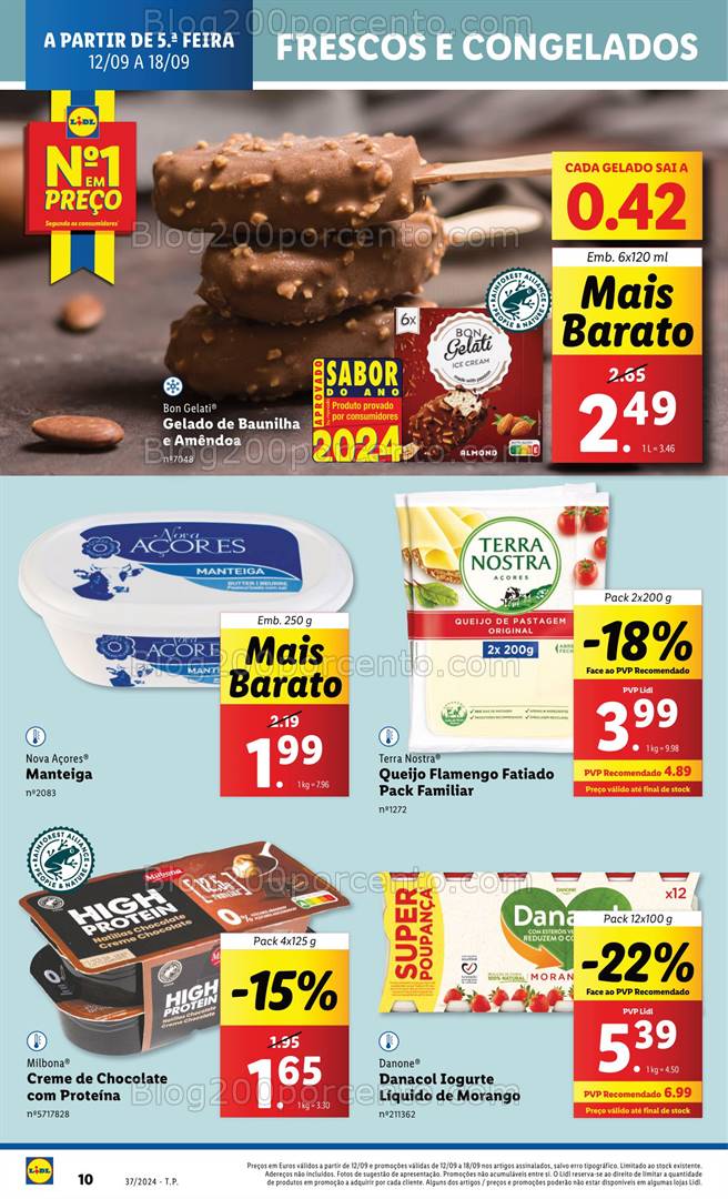 Antevisão Folheto LIDL Promoções de 12 a 18 setembro