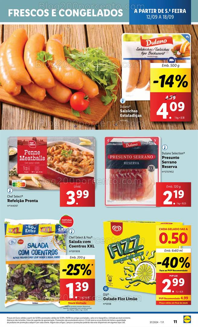 Antevisão Folheto LIDL Promoções de 12 a 18 setembro