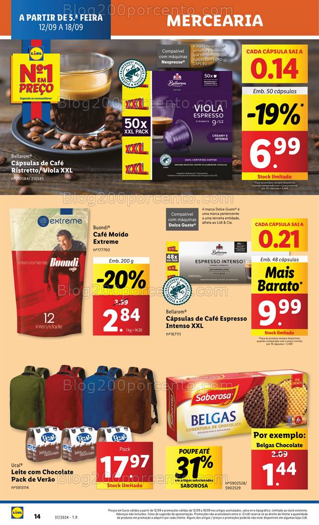 Antevisão Folheto LIDL Promoções de 12 a 18 setembro