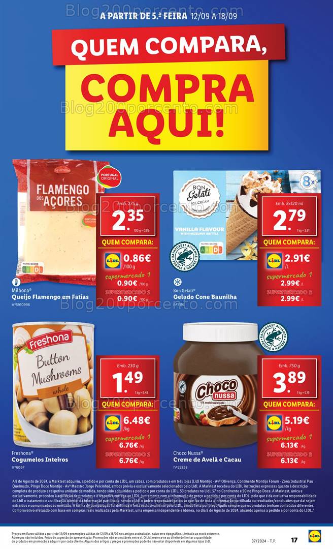 Antevisão Folheto LIDL Promoções de 12 a 18 setembro