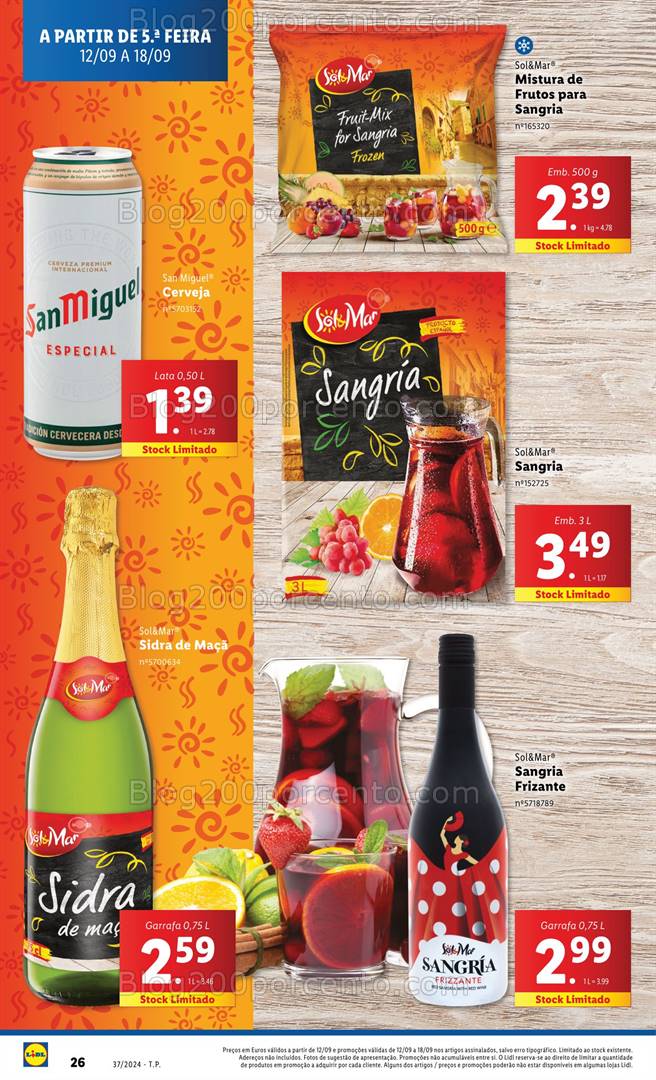 Antevisão Folheto LIDL Promoções de 12 a 18 setembro