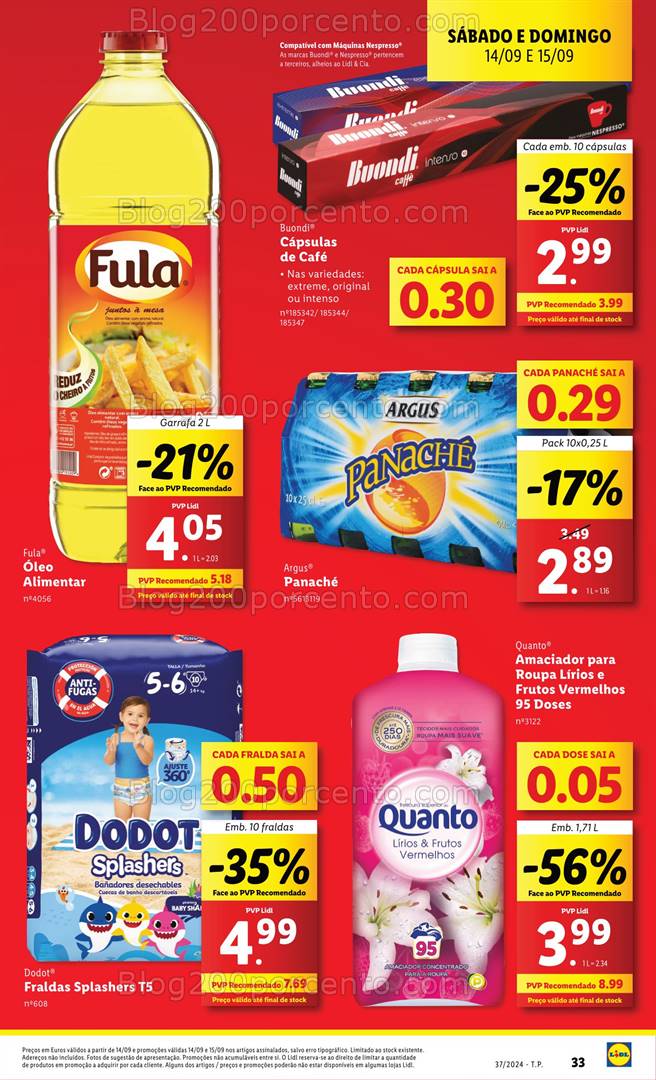 Antevisão Folheto LIDL Promoções de 12 a 18 setembro