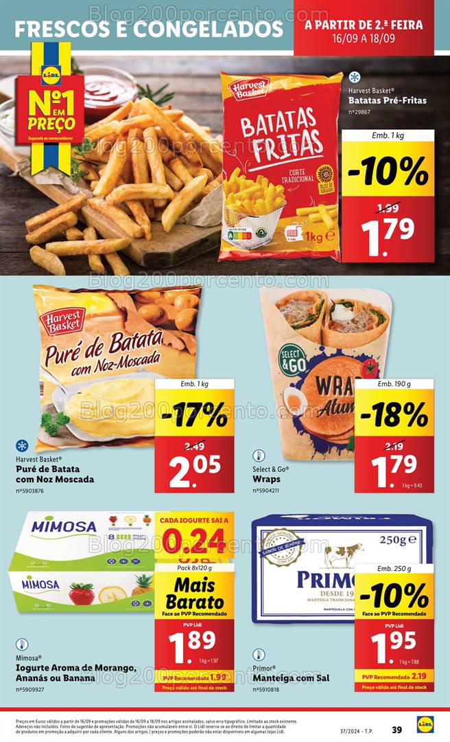 Antevisão Folheto LIDL Promoções de 12 a 18 setembro