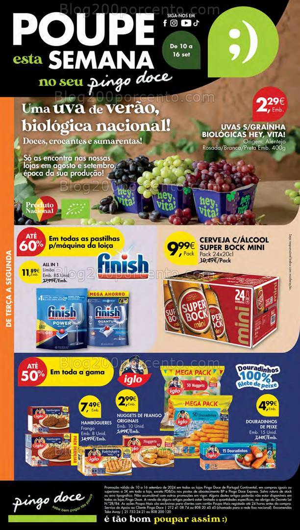 Antevisão Folheto PINGO DOCE Lojas Pequenas Promoções de 10 a 16 setembro