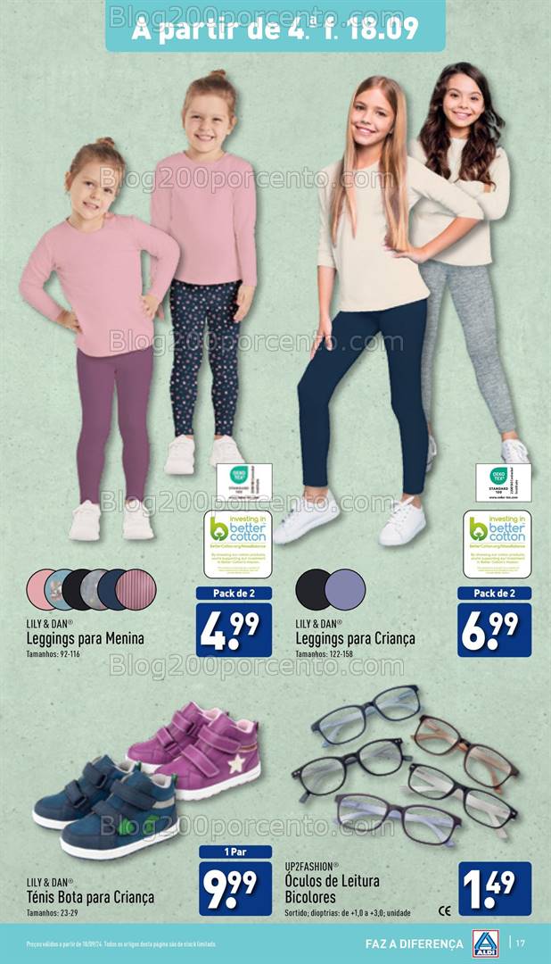 Antevisão Folheto ALDI Bazar Promoções a partir de 18 setembro