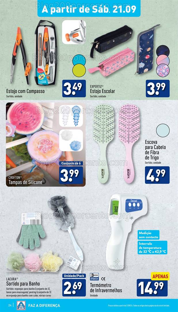 Antevisão Folheto ALDI Bazar Promoções a partir de 21 setembro