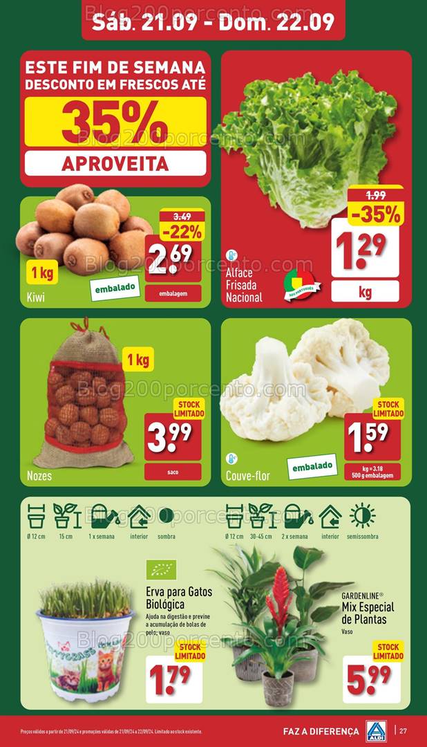 Antevisão Folheto ALDI Promoções de 18 a 24 setembro