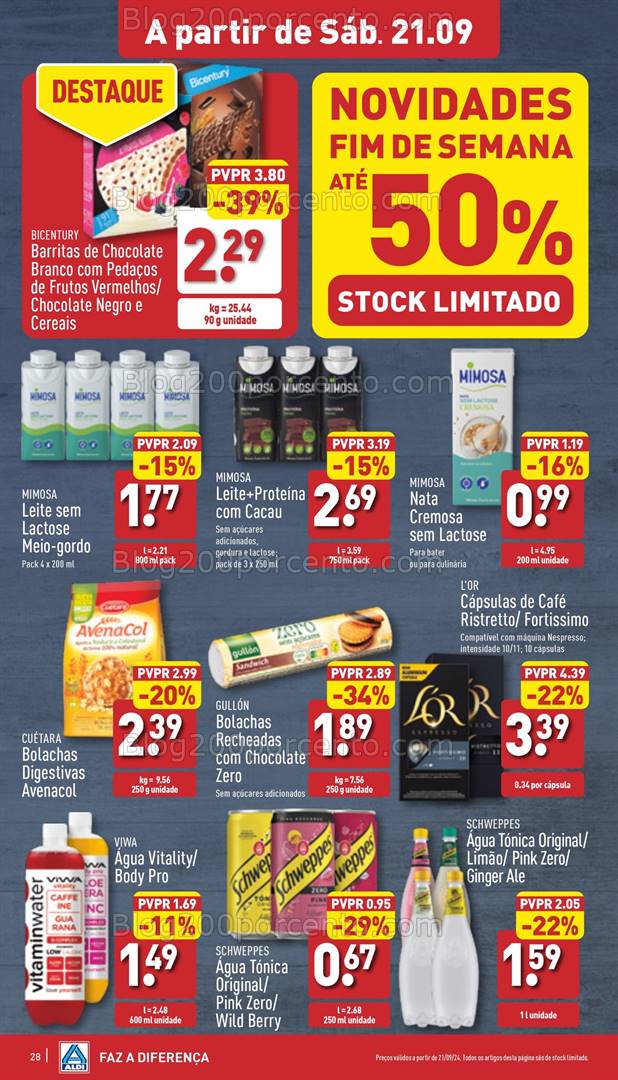 Antevisão Folheto ALDI Promoções de 18 a 24 setembro