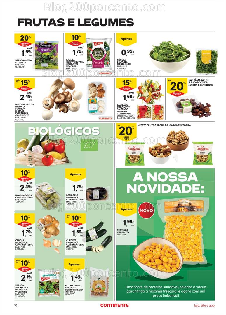 Antevisão Folheto CONTINENTE Promoções de 10 a 16 setembro