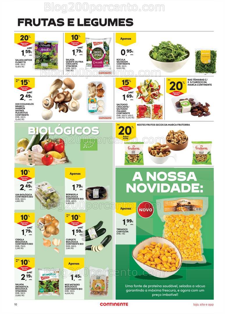 Antevisão Folheto CONTINENTE Promoções de 10 a 16 setembro