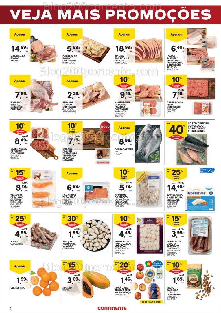 Antevisão Folheto CONTINENTE Promoções Fim de Semana - 6 a 9 setembro