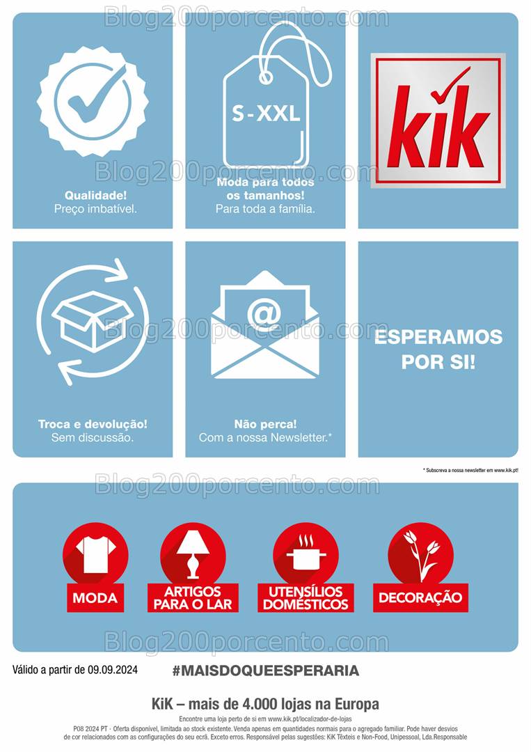 Antevisão Folheto KIK Promoções a partir de 9 setembro