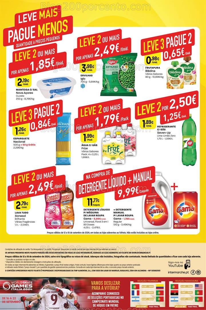 Antevisão Folheto INTERMARCHÉ Promoções de 12 a 18 setembro