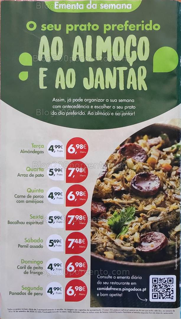 Antevisão Folheto PINGO DOCE Promoções de 10 a 16 setembro