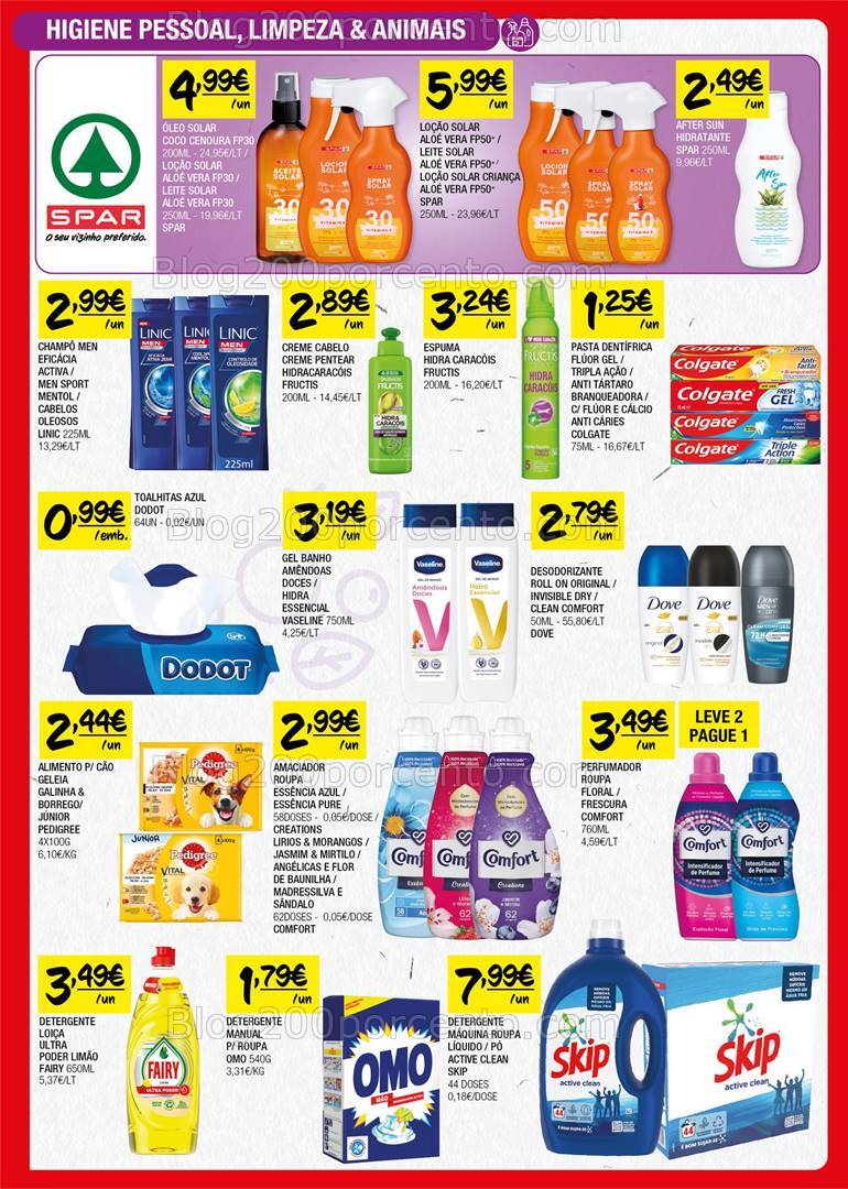 Antevisão Folheto SPAR Promoções de 3 a 15 setembro