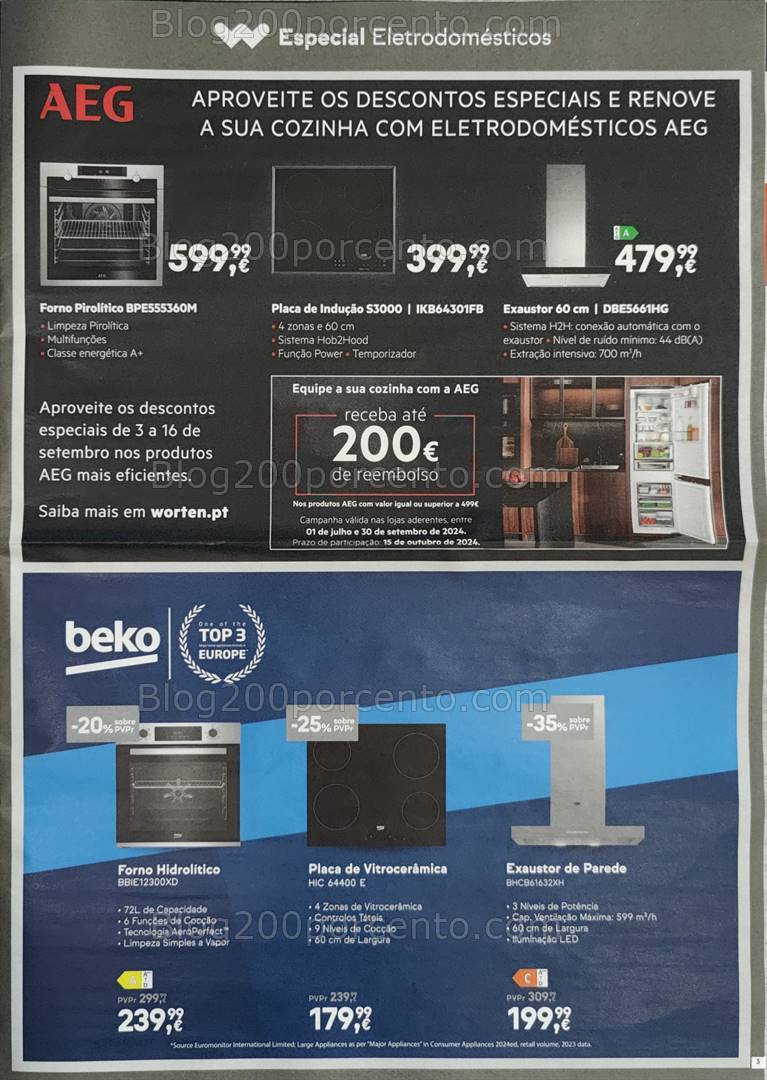 Antevisão Folheto WORTEN Promoções de 3 a 16 setembro