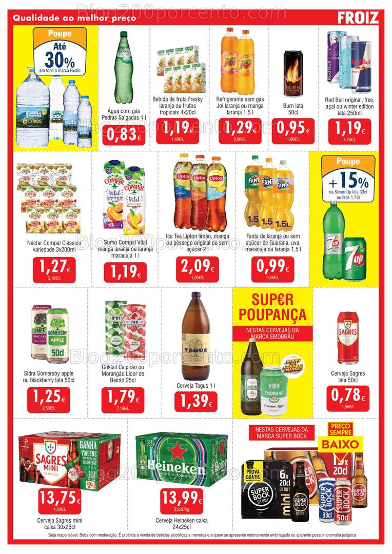 Antevisão Folheto FROIZ Promoções de 25 setembro a 9 outubro