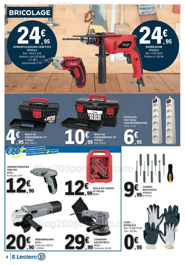 Antevisão Folheto E-LECLERC Bazar Promoções de 26 setembro a 9 outubro