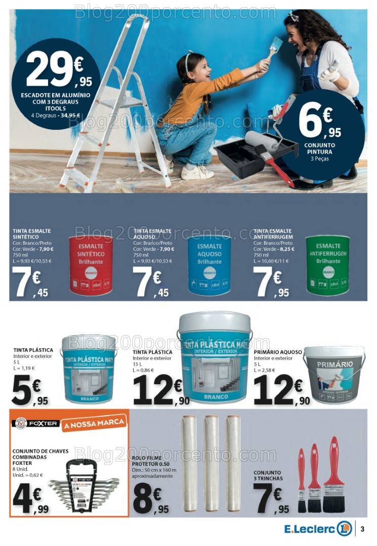 Antevisão Folheto E-LECLERC Bazar Promoções de 26 setembro a 9 outubro