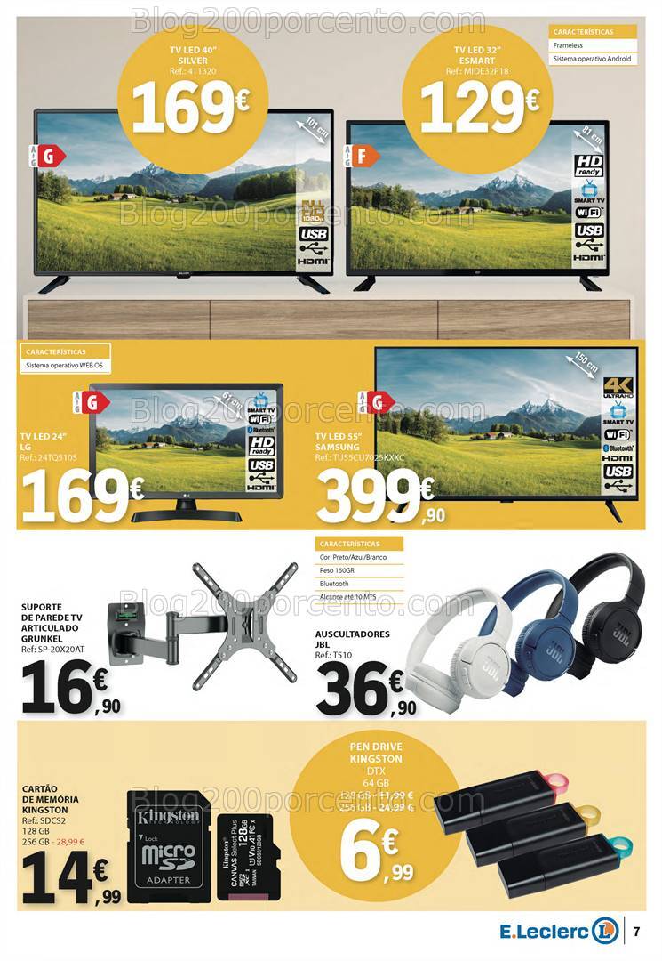 Antevisão Folheto E-LECLERC Bazar Promoções de 26 setembro a 9 outubro