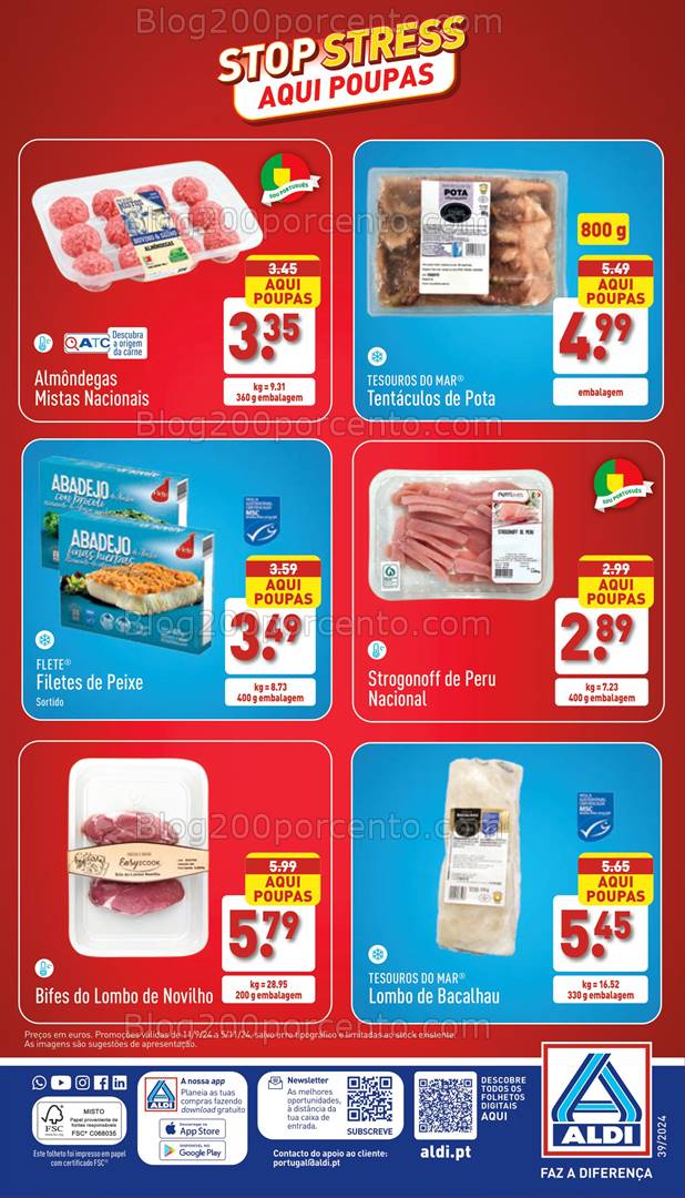 Antevisão Folheto ALDI Stop Stress Extra Promoções até 5 novembro