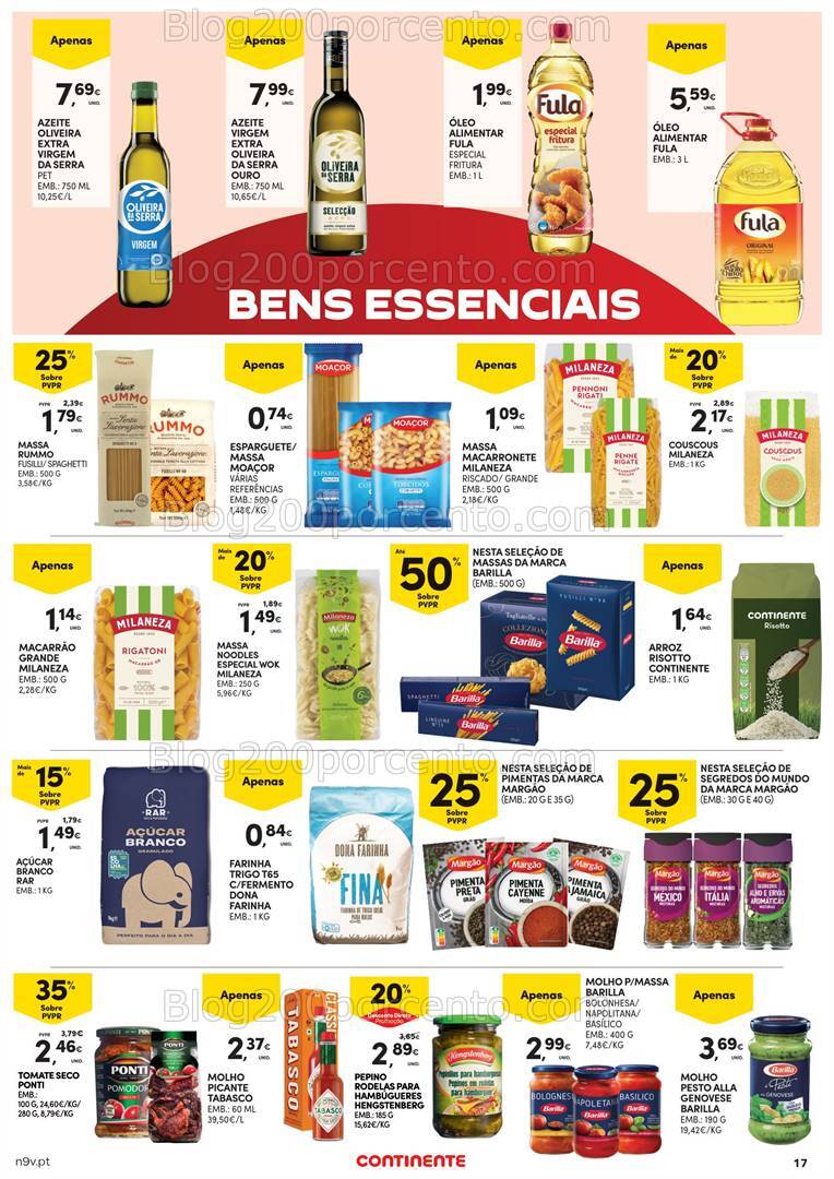Antevisão Folheto CONTINENTE Açores Promoções de 12 a 25 setembro