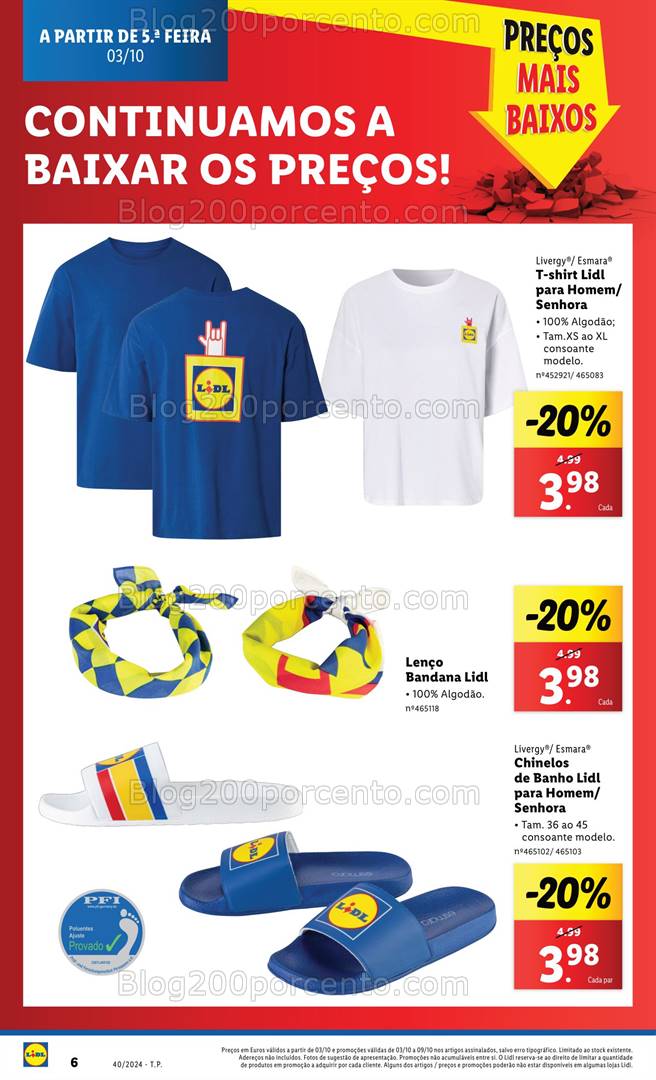 Antevisão Folheto LIDL Bazar Promoções de 3 a 9 outubro