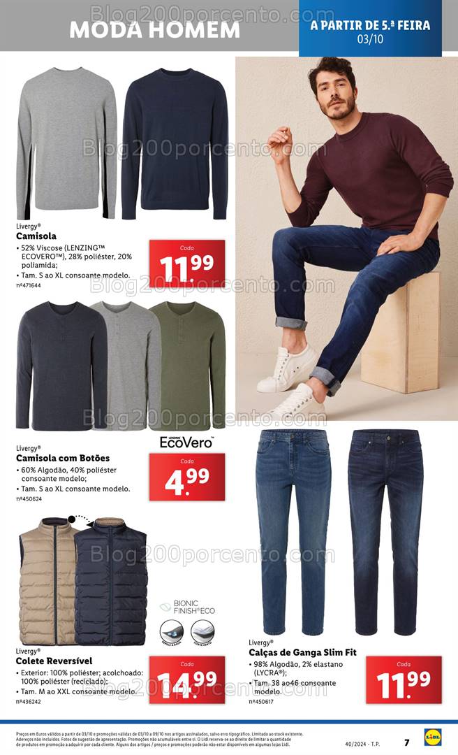 Antevisão Folheto LIDL Bazar Promoções de 3 a 9 outubro