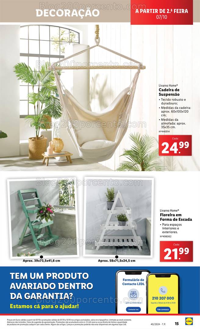 Antevisão Folheto LIDL Bazar Promoções de 3 a 9 outubro