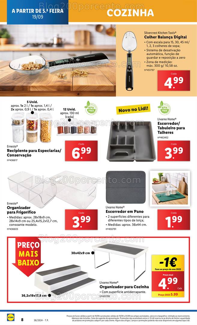 Antevisão Folheto LIDL Bazar Promoções a partir de 19 setembro