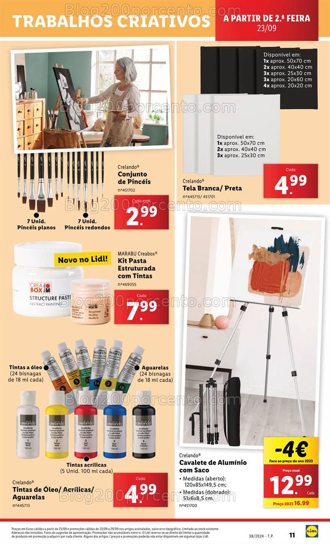 Antevisão Folheto LIDL Bazar Promoções de 19 a 25 setembro