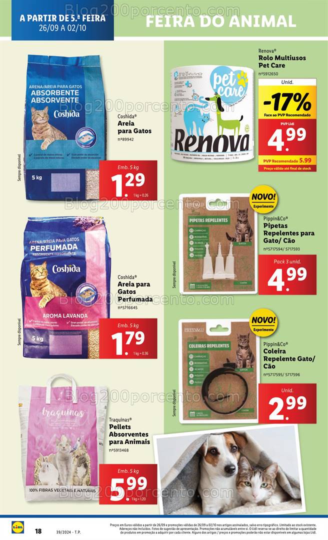 Antevisão Folheto LIDL Bazar Promoções de 26 setembro a 2 outubro