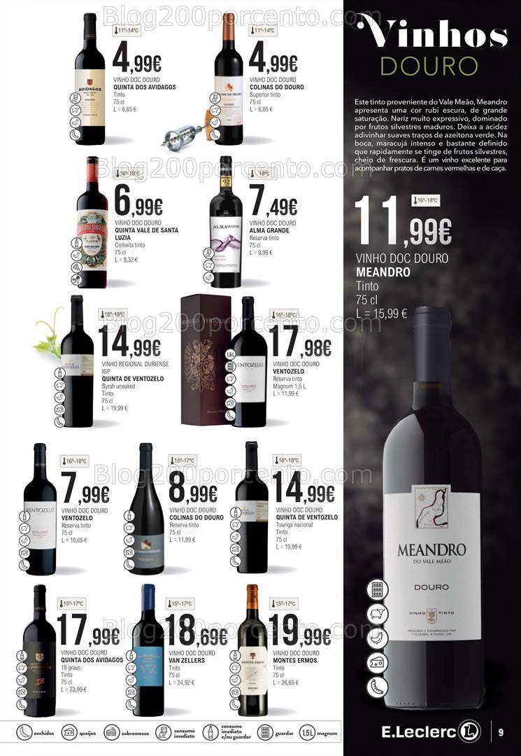 Antevisão Folheto E-LECLERC Sabores Promoções de 1 a 20 outubro