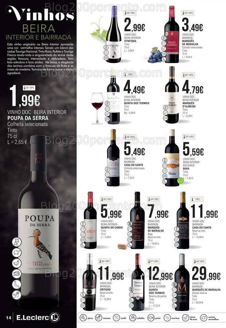 Antevisão Folheto E-LECLERC Sabores Promoções de 1 a 20 outubro