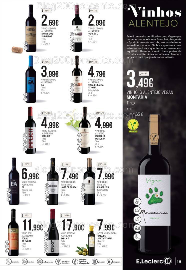 Antevisão Folheto E-LECLERC Sabores Promoções de 1 a 20 outubro