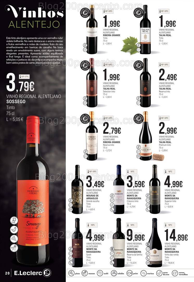 Antevisão Folheto E-LECLERC Sabores Promoções de 1 a 20 outubro