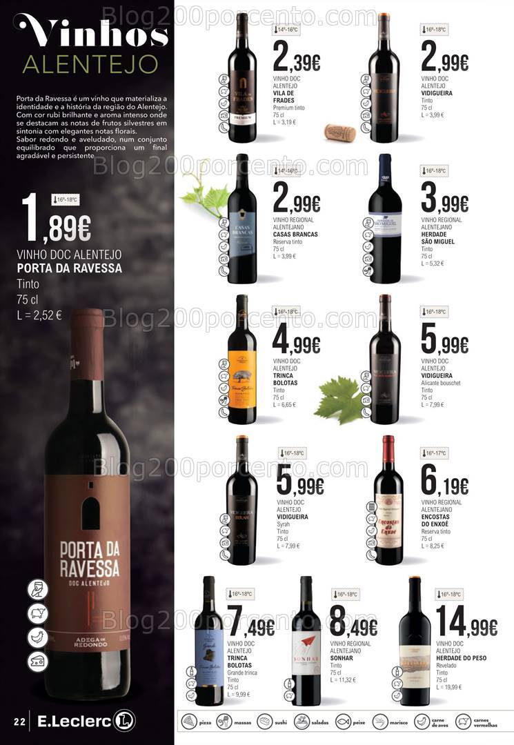 Antevisão Folheto E-LECLERC Sabores Promoções de 1 a 20 outubro