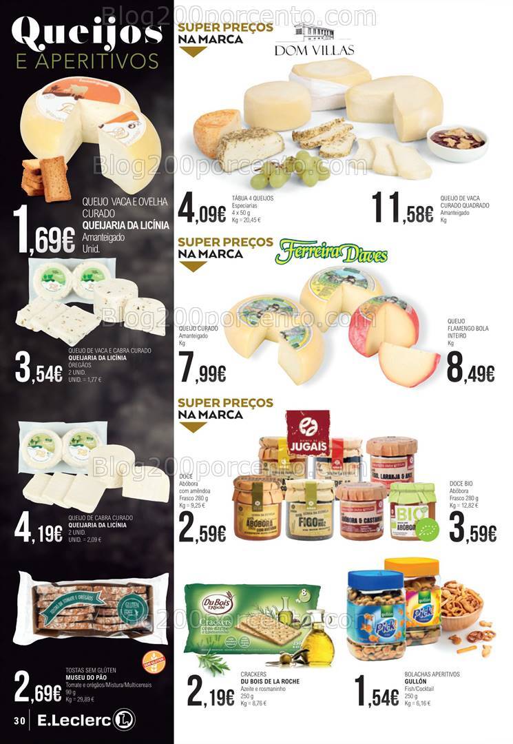 Antevisão Folheto E-LECLERC Sabores Promoções de 1 a 20 outubro