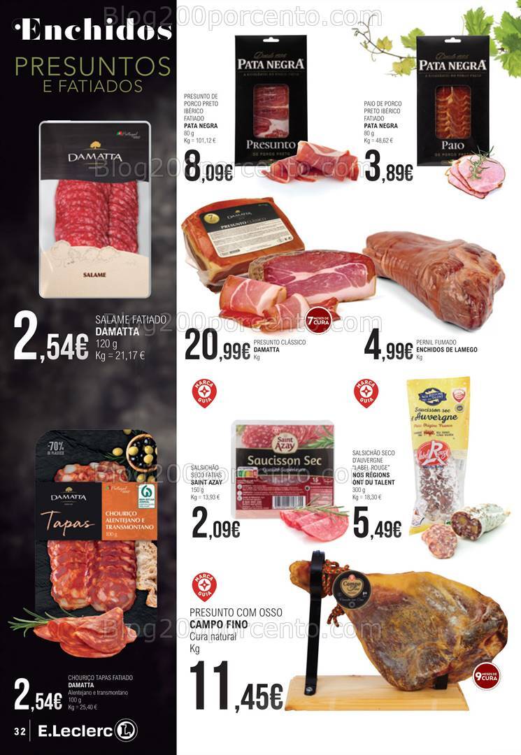 Antevisão Folheto E-LECLERC Sabores Promoções de 1 a 20 outubro